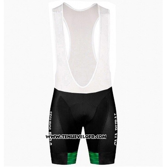 2019 Maillot Ciclismo Caja Rural Vert Noir Manches Courtes et Cuissard